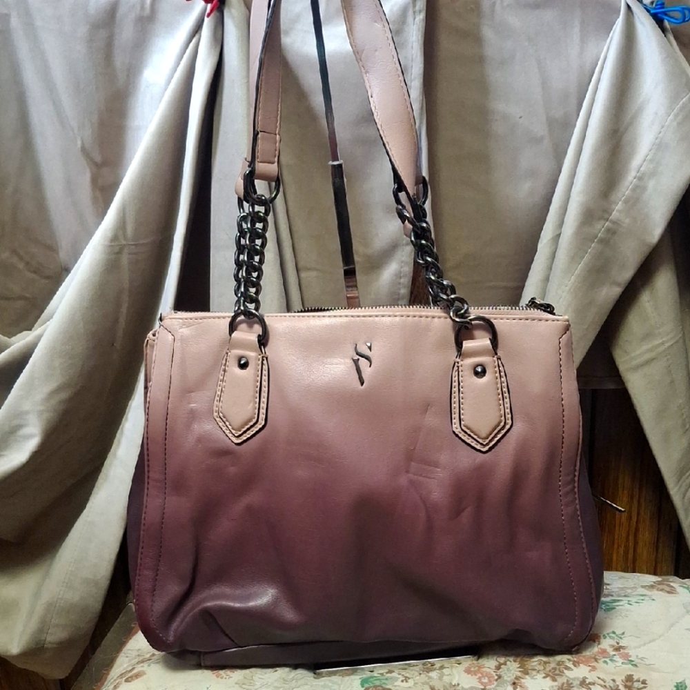 Elegant Simply Vera Vera Wang Mauve Shoulder HandBag